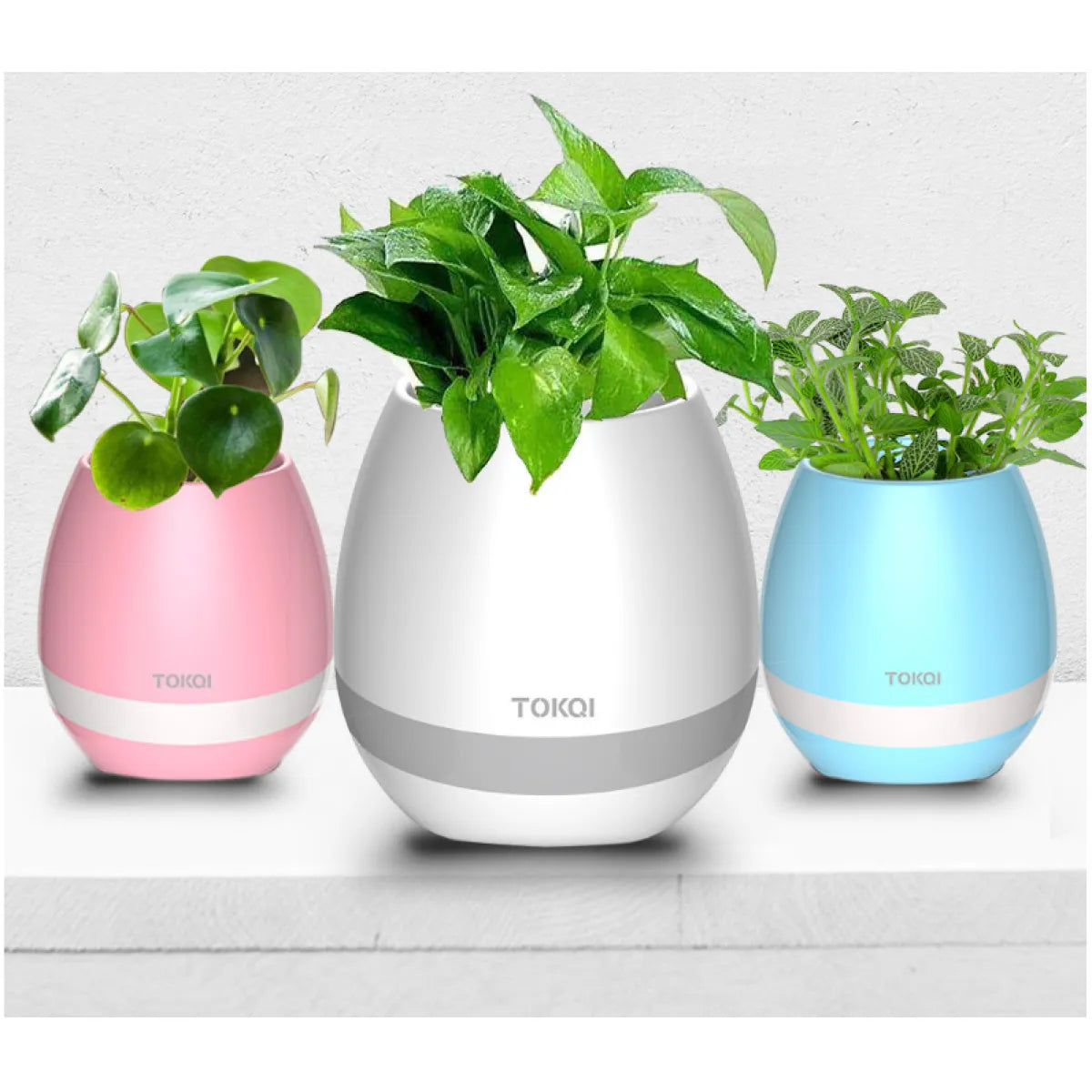 Smart Touch Sensor Bluetooth Flowerpot Speaker